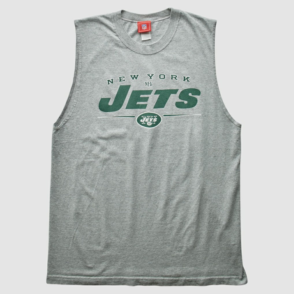 New York Jets NFL 2000s Tank Heather Gray Vintage | Fanatics