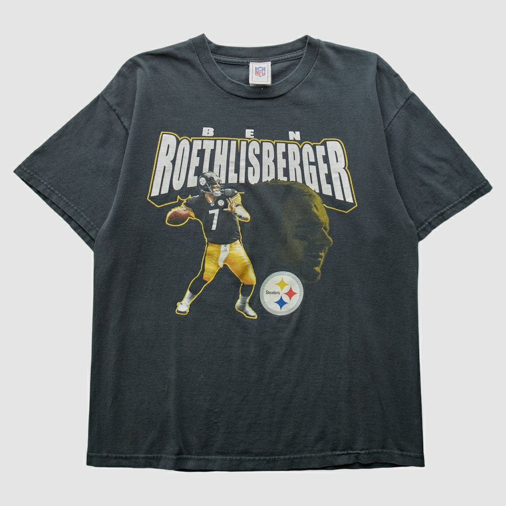 Pittsburgh Steelers NFL 2000s T-Shirt Black Vintage | Fanatics