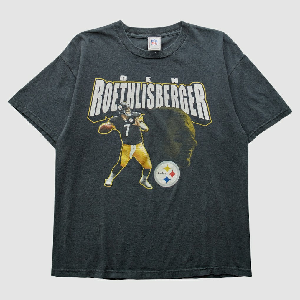 Pittsburgh Steelers NFL 2000s T-Shirt Black Vintage | Fanatics