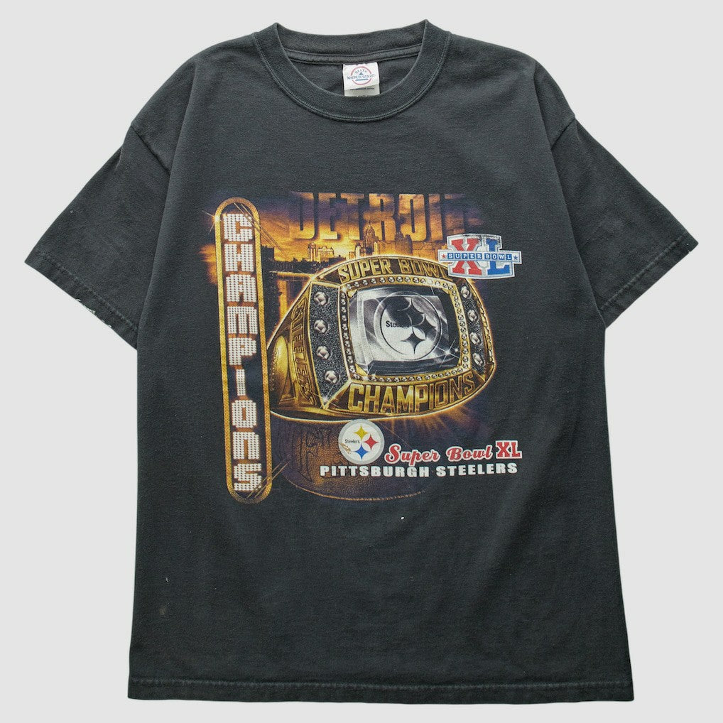 Pittsburgh Steelers 2006 T-Shirt Black Vintage | Fanatics