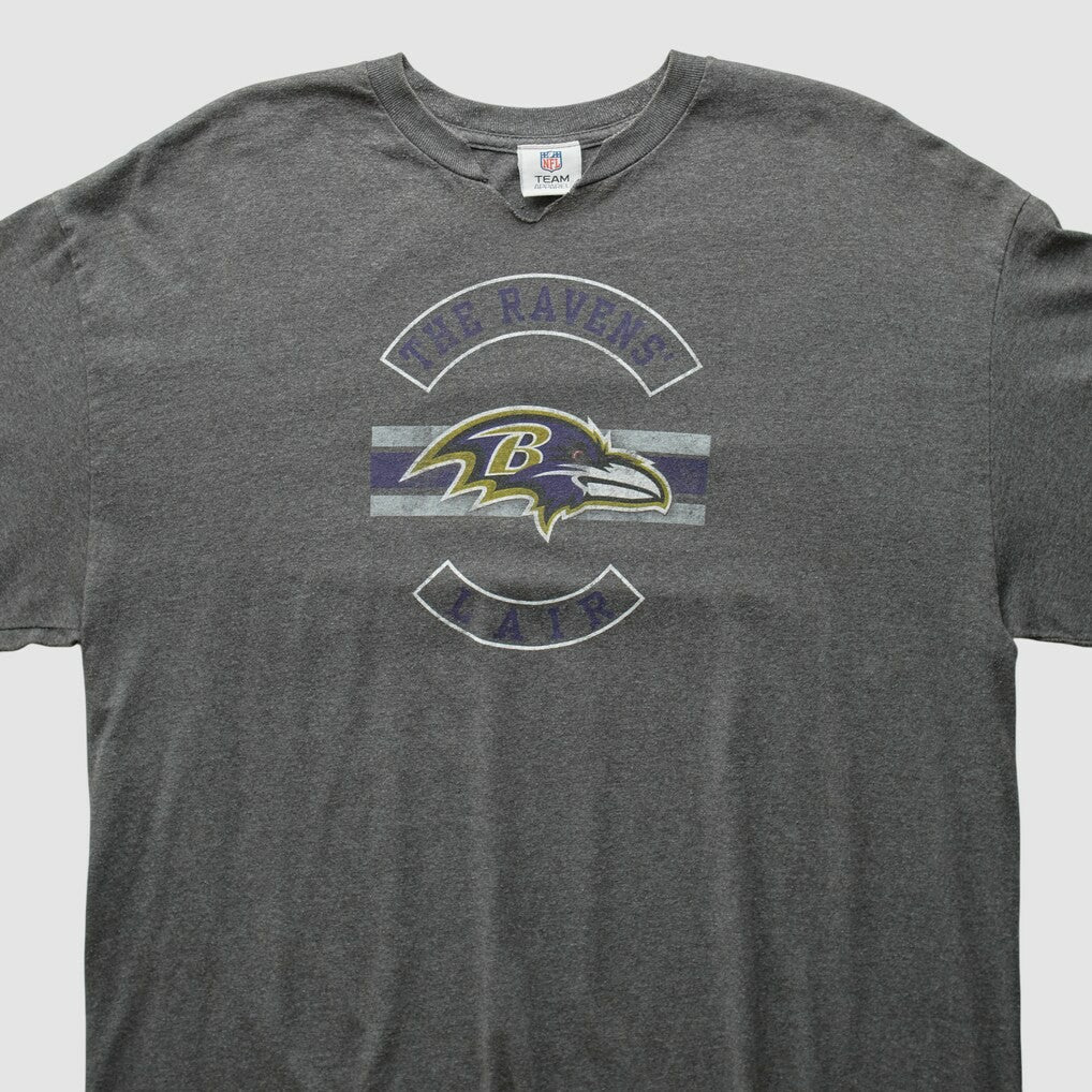 Baltimore Ravens NFL 2010s Long Sleeve T-Shirt Dark Heather Gray Vintage | Fanatics