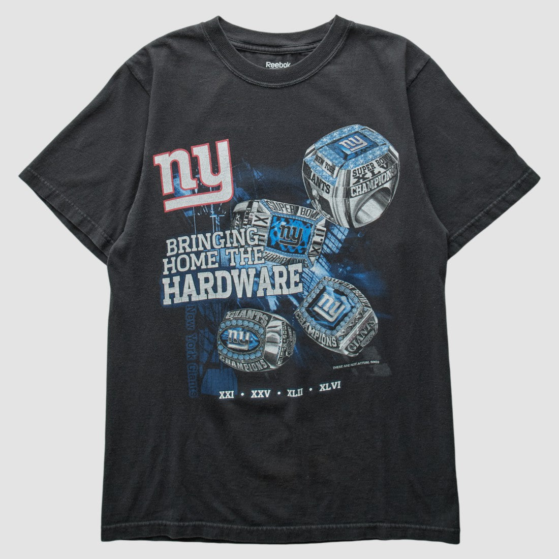 New York Giants Reebok 2011 T-Shirt Black Vintage | Fanatics
