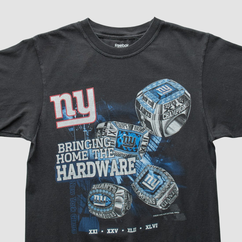 New York Giants Reebok 2011 T-Shirt Black Vintage | Fanatics