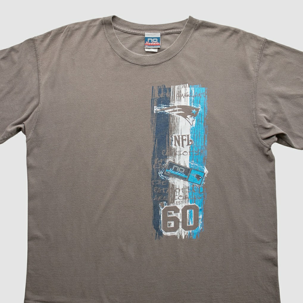 New England Patriots 2000s T-Shirt Gray Vintage | Fanatics