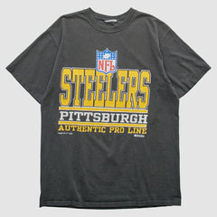 Pittsburgh Steelers Russell 1995 Pullover T-Shirt Black Vintage | Fanatics