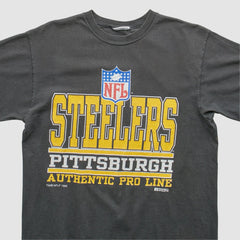 Pittsburgh Steelers Russell 1995 Pullover T-Shirt Black Vintage | Fanatics