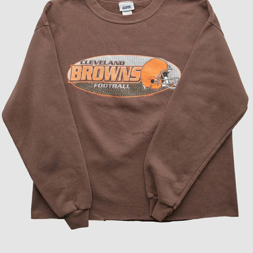 Cleveland Browns 2001 Pullover Sweatshirt Brown Vintage | Fanatics