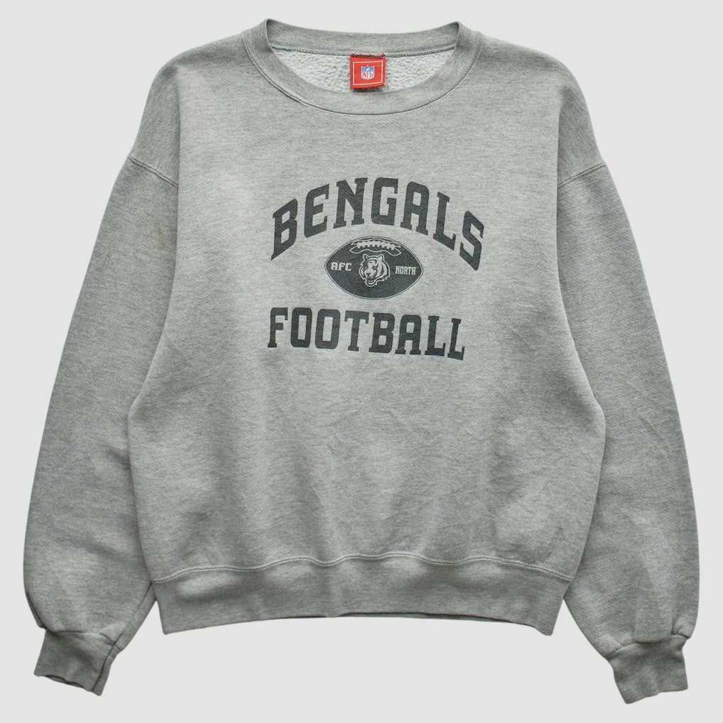 Cincinnati Bengals NFL 2000s Pullover Sweatshirt Heather Gray Vintage | Fanatics