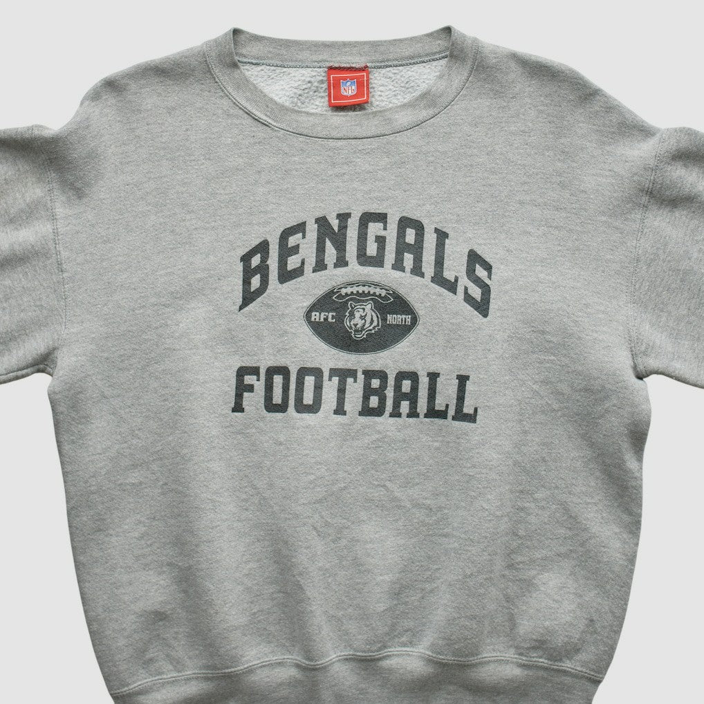 Cincinnati Bengals NFL 2000s Pullover Sweatshirt Heather Gray Vintage | Fanatics