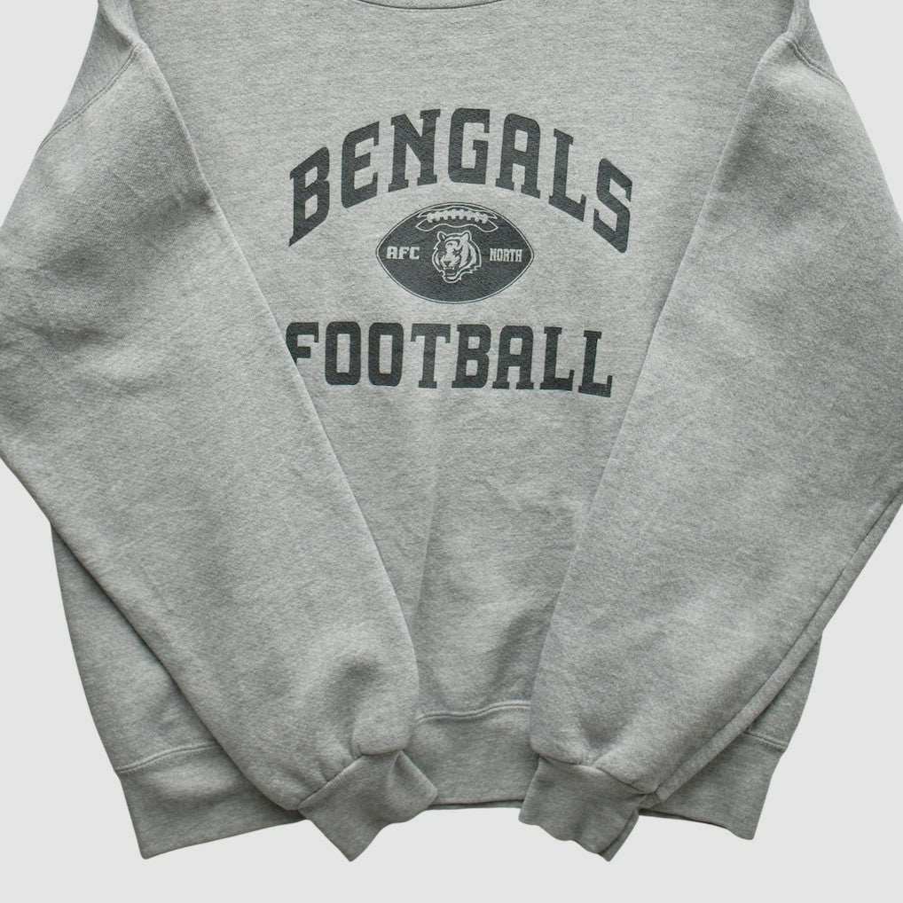 Cincinnati Bengals NFL 2000s Pullover Sweatshirt Heather Gray Vintage | Fanatics