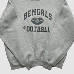 Cincinnati Bengals NFL 2000s Pullover Sweatshirt Heather Gray Vintage | Fanatics
