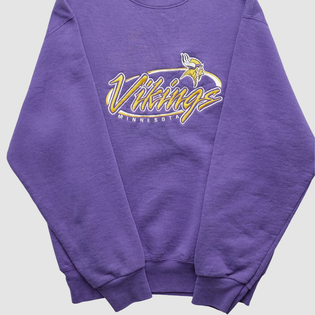 Minnesota Vikings Pro Player 90s Pullover Sweatshirt Purple Vintage | Fanatics
