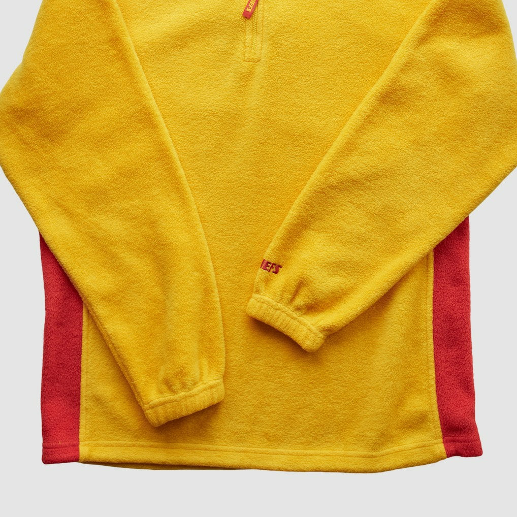 Kansas City Chiefs NFL 2000s 1/4 Zip Sweatshirt Yellow Vintage | Fanatics