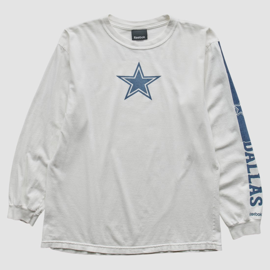 Dallas Cowboys Reebok 2010s Long Sleeve T-Shirt White Vintage | Fanatics