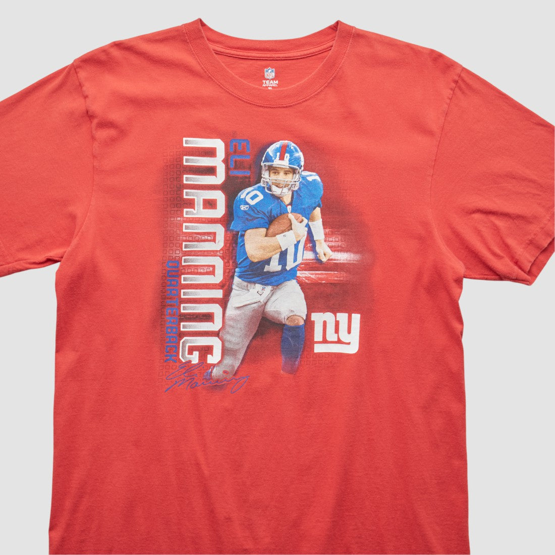 New York Giants NFL 2010s T-Shirt Red Vintage | Fanatics