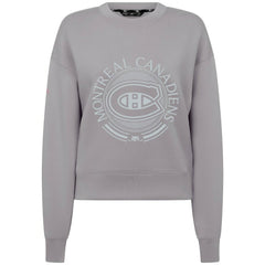 Montreal Canadiens Levelwear Women's Slate & Snow Sponge Tri-Blend Sweatshirt - Gray - NHL