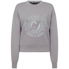 New Jersey Devils Levelwear Women's Slate & Snow Sponge Tri-Blend Sweatshirt - Gray - NHL