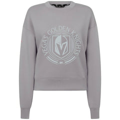 Vegas Golden Knights Levelwear Women's Slate & Snow Sponge Tri-Blend Sweatshirt - Gray - NHL