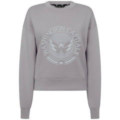 Washington Capitals Levelwear Women's Slate & Snow Sponge Tri-Blend Sweatshirt - Gray - NHL