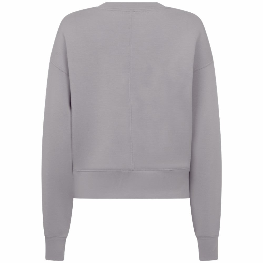 Detroit Red Wings Levelwear Women's Slate & Snow Sponge Tri-Blend Sweatshirt - Gray - NHL