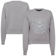 Florida Panthers Levelwear Women's Slate & Snow Sponge Tri-Blend Sweatshirt - Gray - NHL