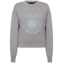 Boston Bruins Levelwear Women's Slate & Snow Sponge Tri-Blend Sweatshirt - Gray - NHL