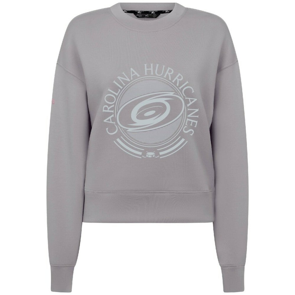 Carolina Hurricanes Levelwear Women's Slate & Snow Sponge Tri-Blend Sweatshirt - Gray - NHL