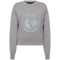 Chicago Blackhawks Levelwear Women's Slate & Snow Sponge Tri-Blend Sweatshirt - Gray - NHL