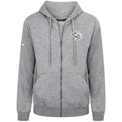 Utah Mammoth Levelwear Podium Chenille Logo Full-Zip Hoodie - Gray - NHL
