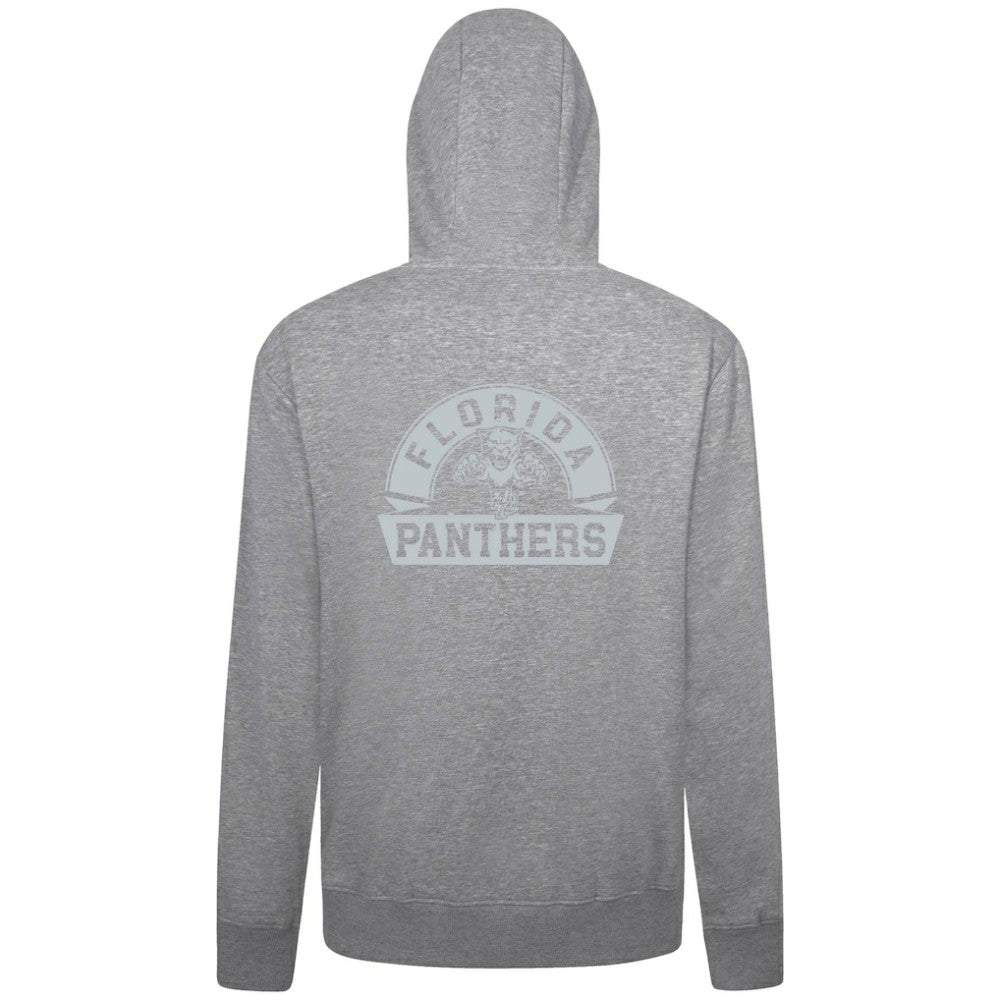 Florida Panthers Levelwear Podium Chenille Logo Full-Zip Hoodie - Gray - NHL