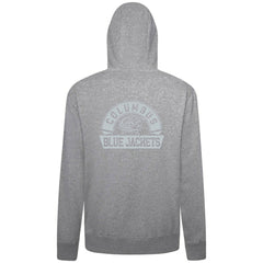 Columbus Blue Jackets Levelwear Podium Chenille Logo Full-Zip Hoodie - Gray - NHL