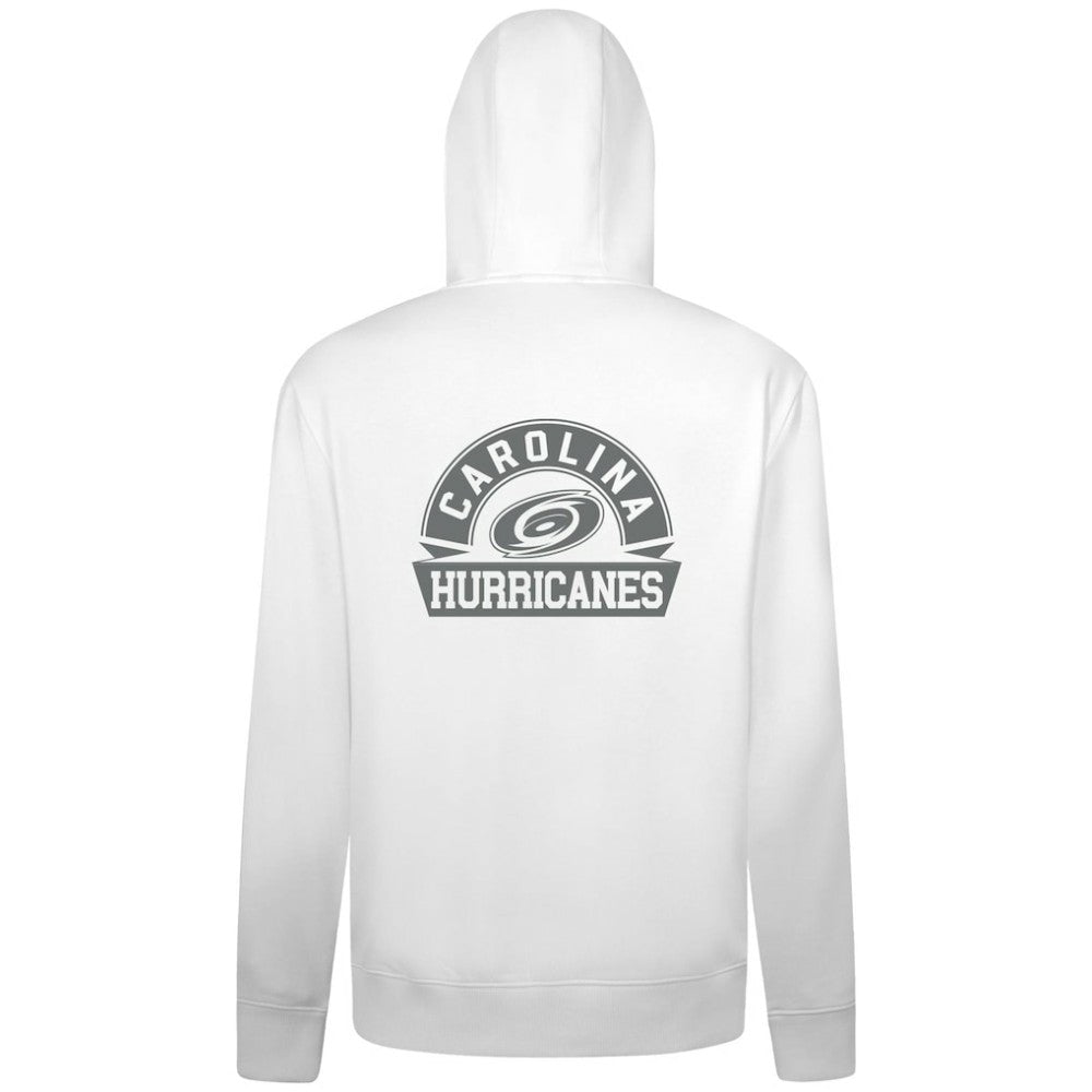 Carolina Hurricanes Levelwear Podium Chenille Logo Full-Zip Hoodie - White - NHL