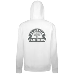 Florida Panthers Levelwear Podium Chenille Logo Full-Zip Hoodie - White - NHL