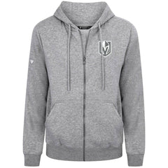 Vegas Golden Knights Levelwear Podium Chenille Logo Full-Zip Hoodie - Gray - NHL