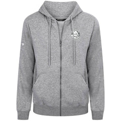New York Islanders Levelwear Podium Chenille Logo Full-Zip Hoodie - Gray - NHL
