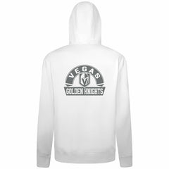Vegas Golden Knights Levelwear Podium Banner Arch Full-Zip Hoodie - White - NHL