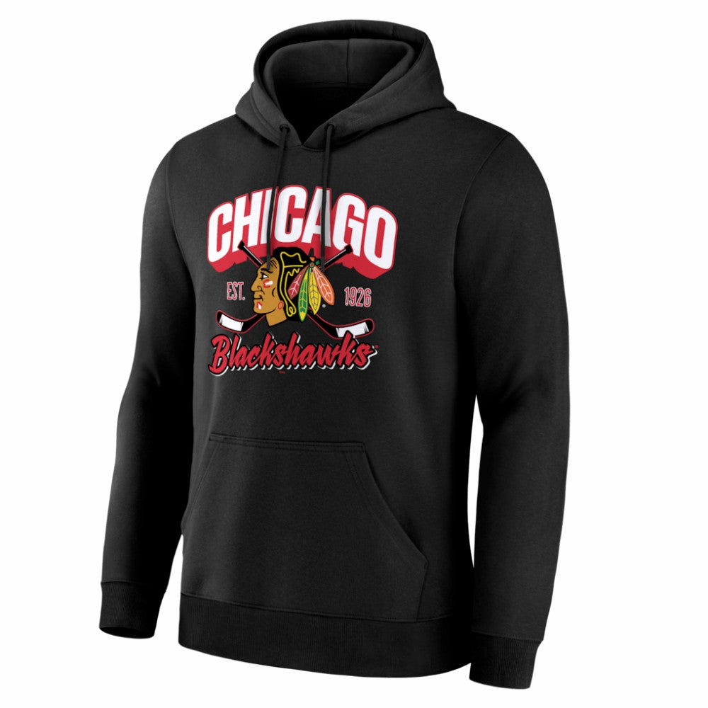 Chicago Blackhawks Fanatics Legacy Hoodie - Black - NHL