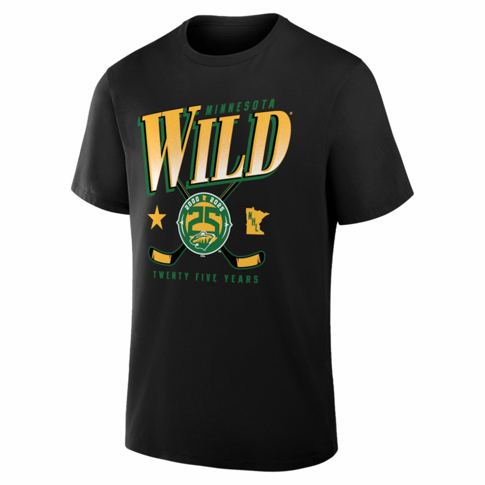 Minnesota Wild Fanatics Legacy T-Shirt - Black - NHL