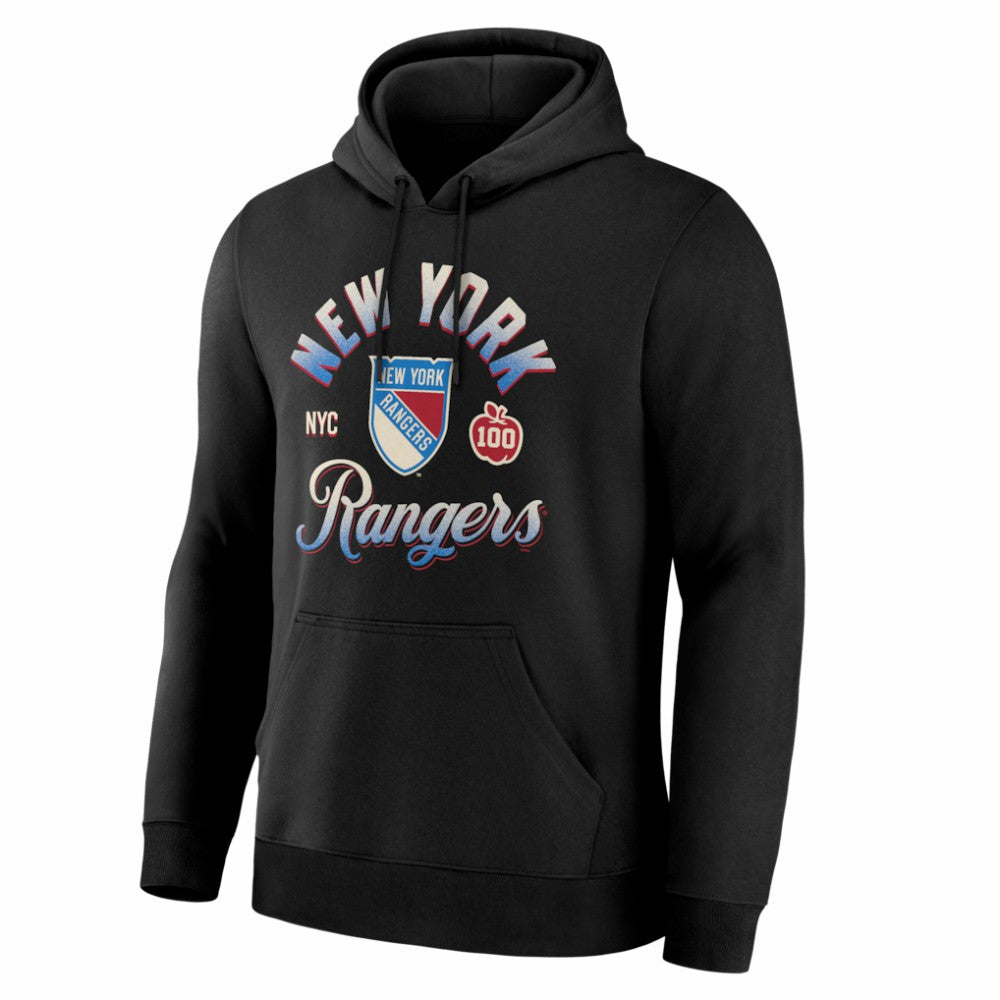 New York Rangers Fanatics Legacy Hoodie - Black - NHL