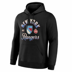 New York Rangers Fanatics Legacy Hoodie - Black - NHL