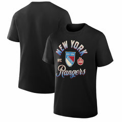 New York Rangers Fanatics Legacy T-Shirt - Black - NHL