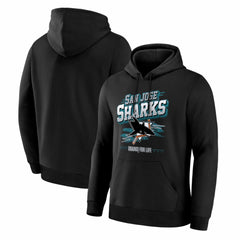 San Jose Sharks Fanatics Legacy Hoodie - Black - NHL