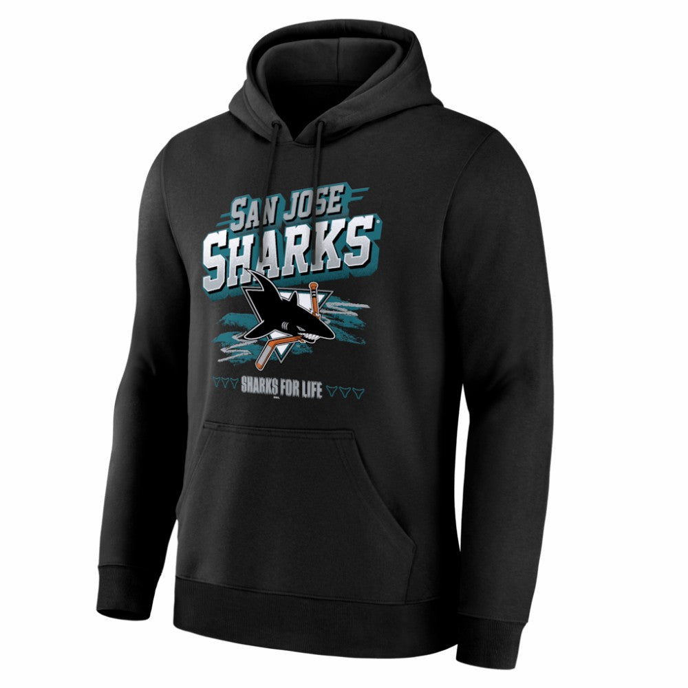 San Jose Sharks Fanatics Legacy Hoodie - Black - NHL