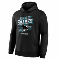 San Jose Sharks Fanatics Legacy Hoodie - Black - NHL