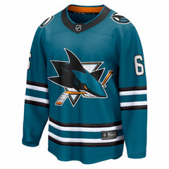Sam Dickinson San Jose Sharks Fanatics Home Breakaway Jersey - Teal - NHL