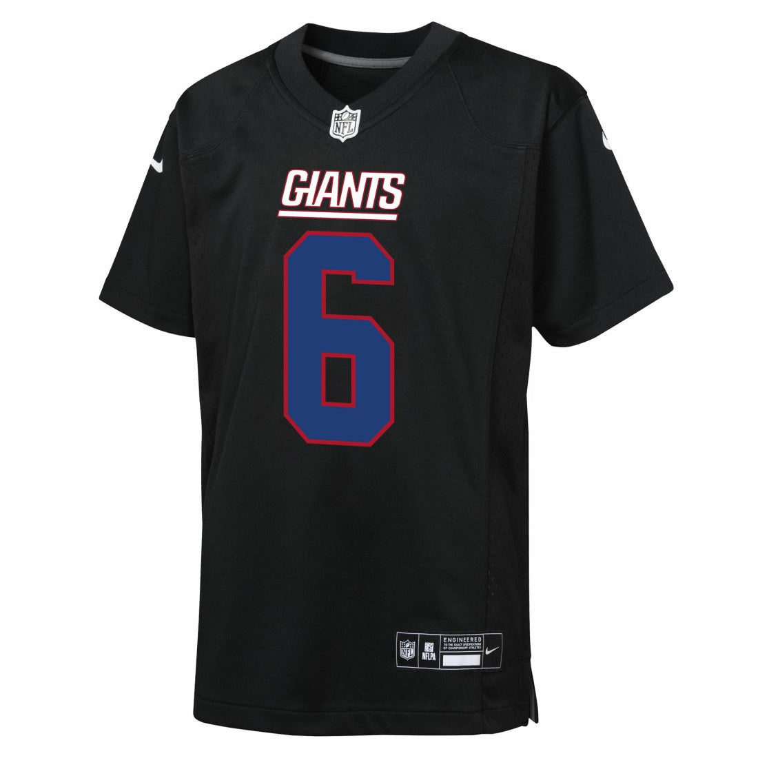 Jaxson Dart New York Giants Youth Fashion Game Jersey Carbon Black | Nike for Sale