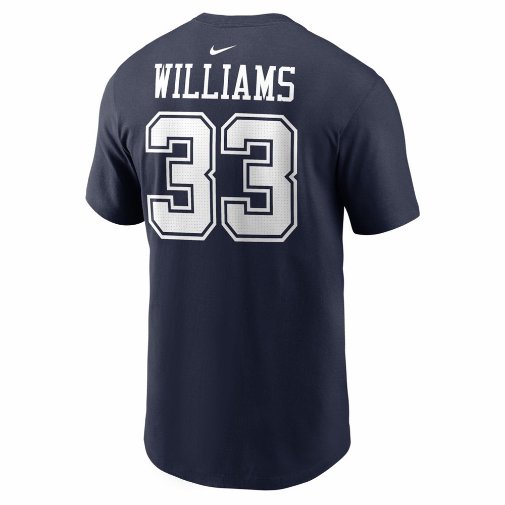Javonte Williams Dallas Cowboys Name & Number T-Shirt Navy | Nike for Sale