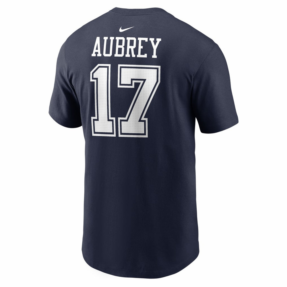 Brandon Aubrey Dallas Cowboys Name & Number T-Shirt Navy | Nike for Sale