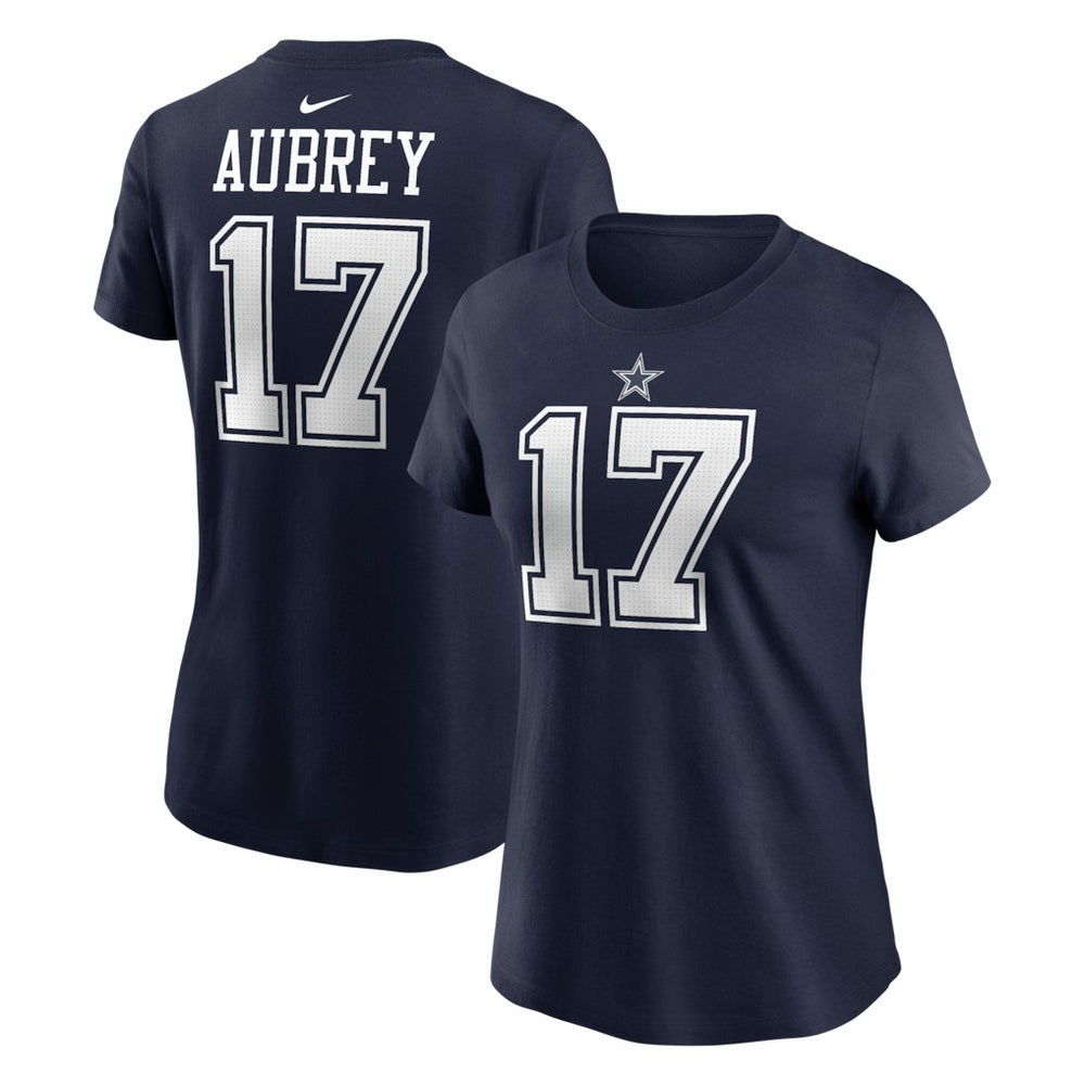 Brandon Aubrey Dallas Cowboys Women's Player Name & Number T-Shirt Navy | Nike for Sale