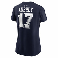 Brandon Aubrey Dallas Cowboys Women's Player Name & Number T-Shirt Navy | Nike for Sale